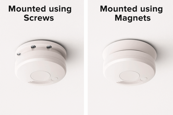 Rookmelder Magneet Bevestiging – 5 Stuks Montageset met 3M Tape – Schroefloos Ophangsysteem – Niet Herbruikbaar – Ø70 mm - Afbeelding 9