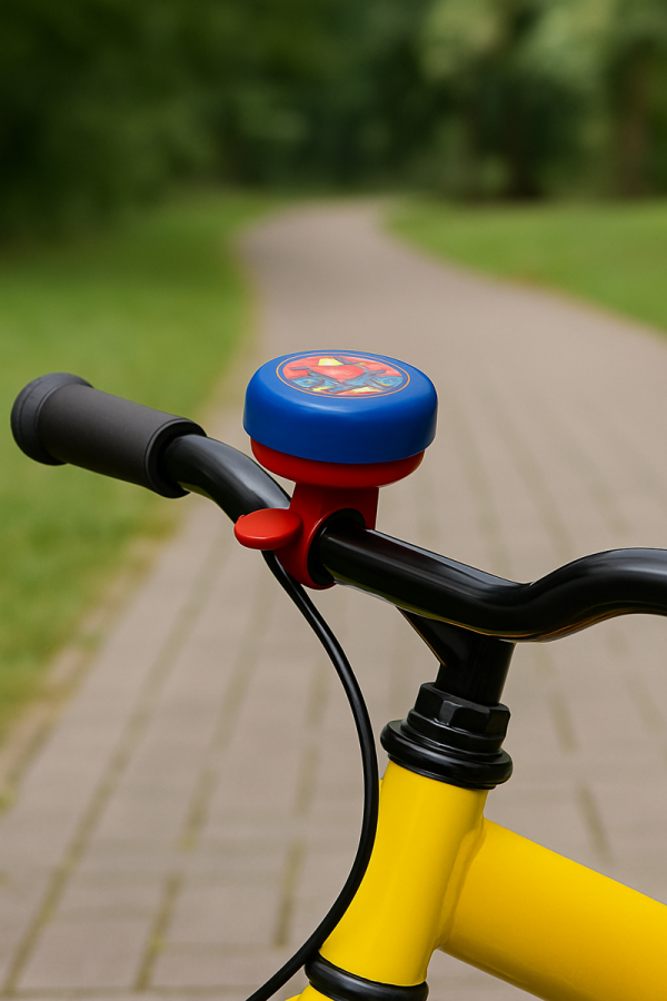 Marvel Avengers Fietsbel 55 mm – Donkerblauw/Rood – Metaal/Kunststof – Officieel Gelicentieerd – Voor Kinderfietsen - Afbeelding 4
