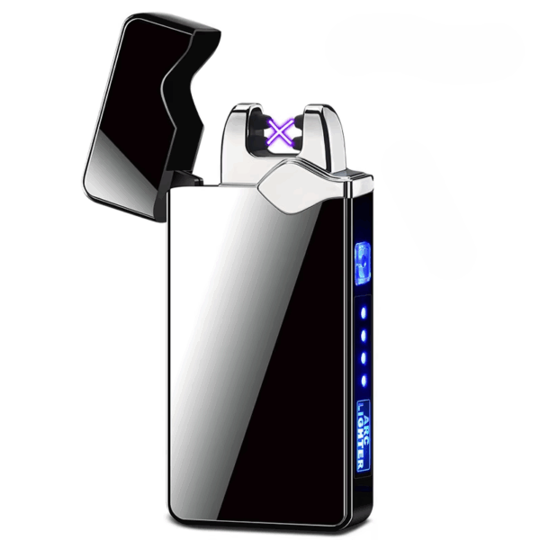 THAR Plasma Aansteker – USB Oplaadbaar – Windproof & Vlamloos – LED Indicator – Elektrisch – Luxe Cadeauverpakking - Afbeelding 2