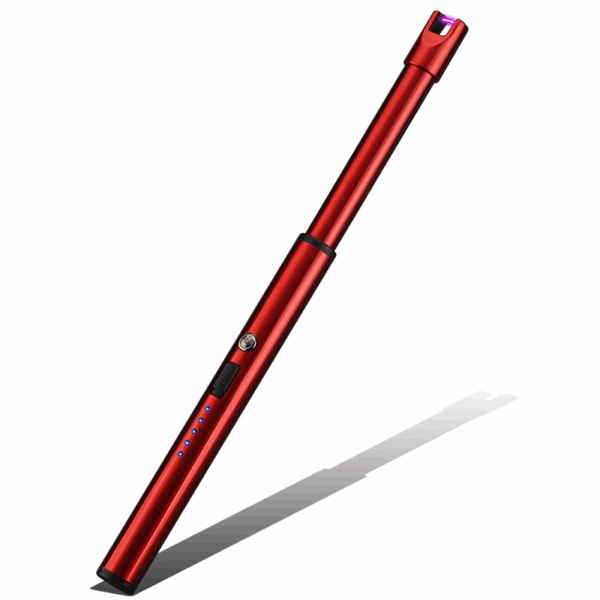 THAR Elektrische Lange Plasma Aansteker – USB Oplaadbaar - Rood