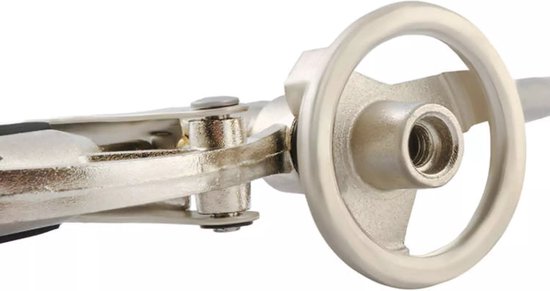 Set van 2 Verchroomde Purpistolen – Universele Schuimpistolen met Instelbare Opzetstukjes – Kit- en Montageschuim pistool - Afbeelding 6