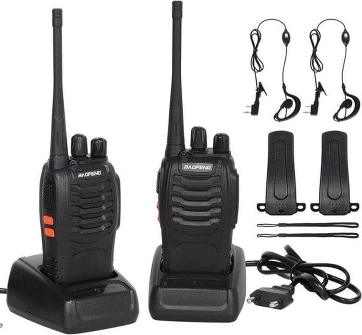 walkie talkie set met oortjes