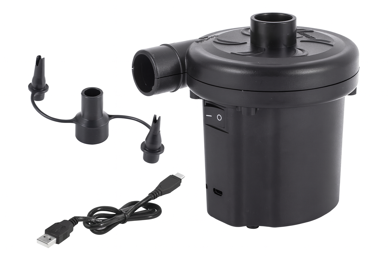 THAR Elektrische Luchtpomp 85W USB oplaadbaar met 3 opzetstukken