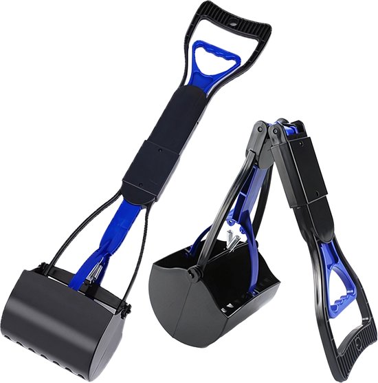 THAR Hondenpoepschep – Poepgrijper voor Honden – Inclusief Rolhouder met 15 Afvalzakjes – Hygiënisch, Inklapbaar en Eenvoudig in Gebruik – 60 cm – Verkrijgbaar in 5 Kleuren - Afbeelding 6