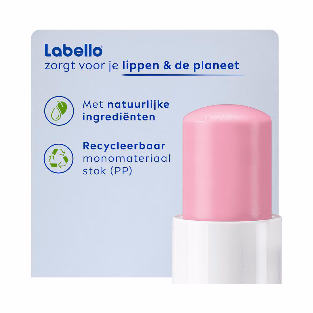 Labello Soft Rose Lippenbalsem 5,5 ml – Hydraterende Lipverzorging met Subtiele Roze Tint – Zachte en Soepele Lippen - Afbeelding 5