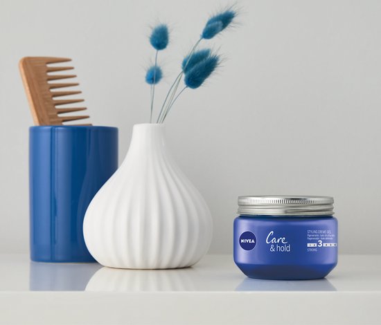 NIVEA Care & Hold Styling Crème Gel – Voordeelverpakking 3 x 150 ml – Sterke Hold met Natuurlijke Verzorging - Afbeelding 2