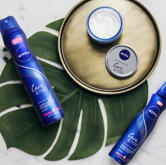 NIVEA Care & Hold Styling Crème Gel – Voordeelverpakking 3 x 150 ml – Sterke Hold met Natuurlijke Verzorging - Afbeelding 5