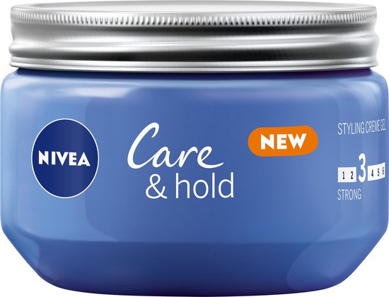 NIVEA Care & Hold Styling Crème Gel – Voordeelverpakking 3 x 150 ml – Sterke Hold met Natuurlijke Verzorging - Afbeelding 3