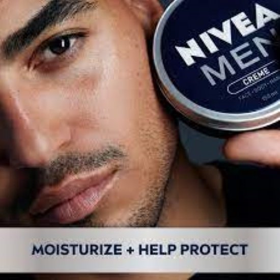 NIVEA Men Crème 5 x 150 ml – Hydraterende Crème voor Gezicht, Lichaam en Handen – Voordeelverpakking - Afbeelding 3