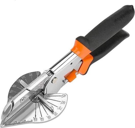 THAR Verstelbare Plintenschaar en Laminaatschaar 45–135° – Inclusief 1 Mes + 2 Extra Messen – Voor Hout, Kunststof & PVC