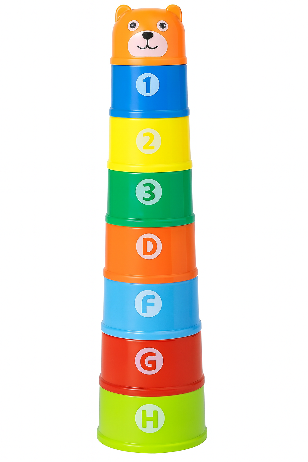 stapeltoren beer multicolor voor baby en peuter