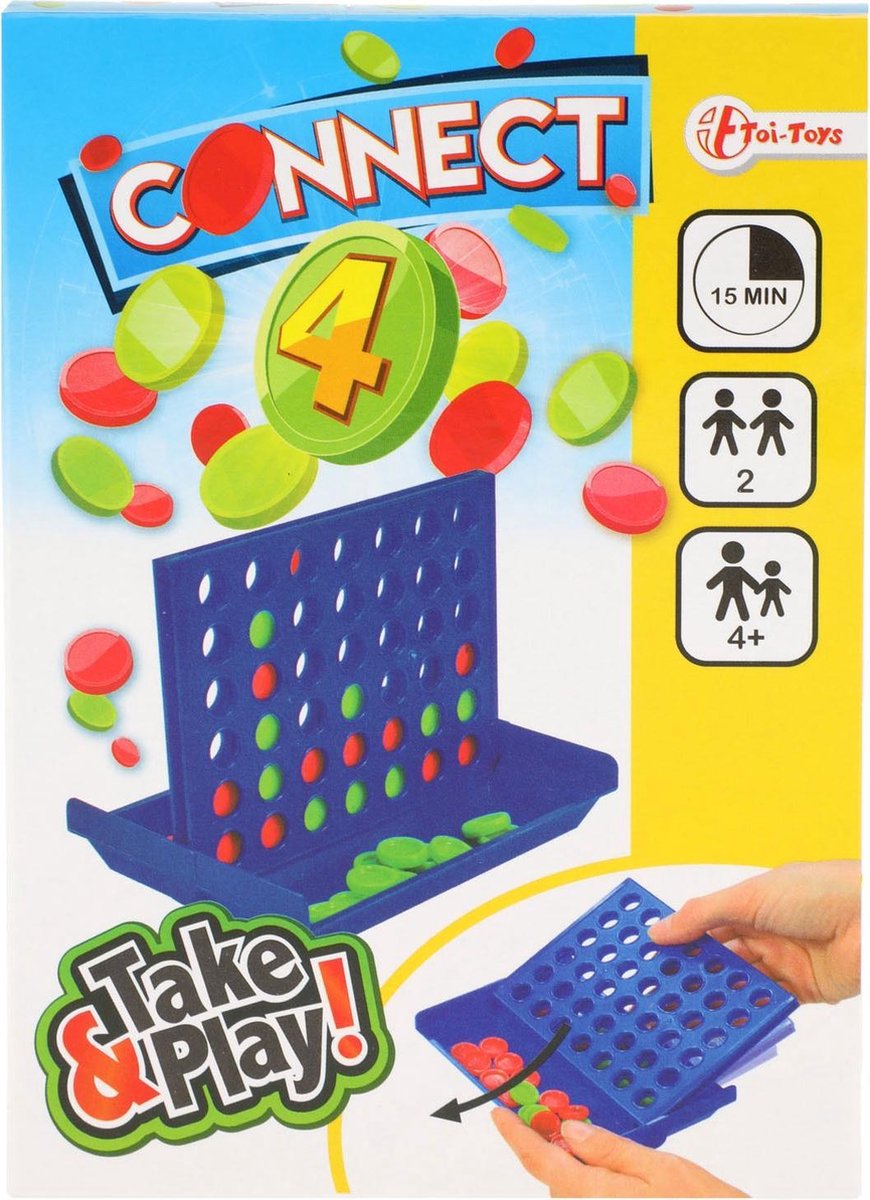 compact 4 op 1 rij spel reiseditie