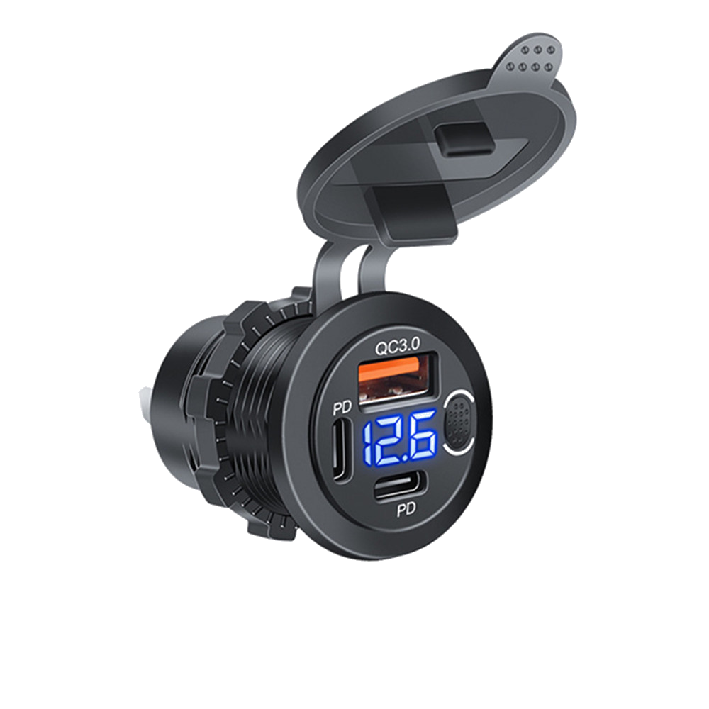 THAR USB-C PD 45W lader voor auto, camper, caravan en boot