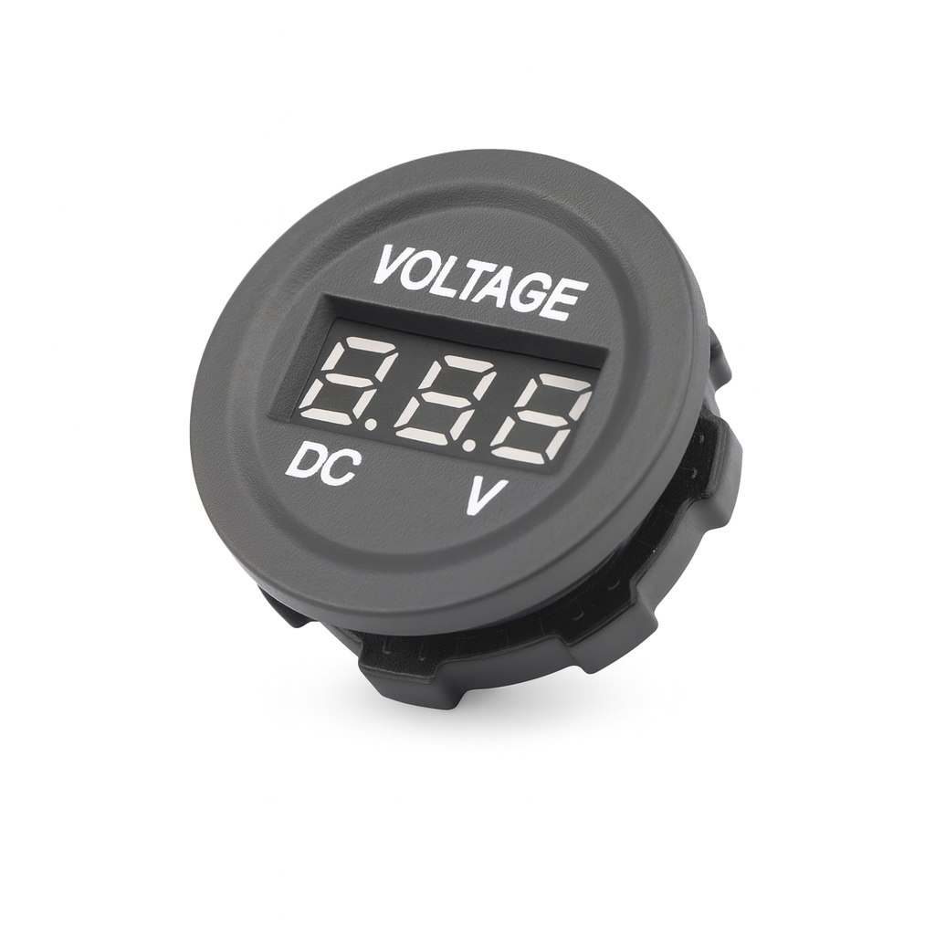 THAR digitale voltmeter voor accuspanning auto en camper