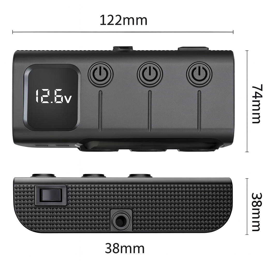 Sigarettenaansteker adapter met USB voor dashcam en telefoon
