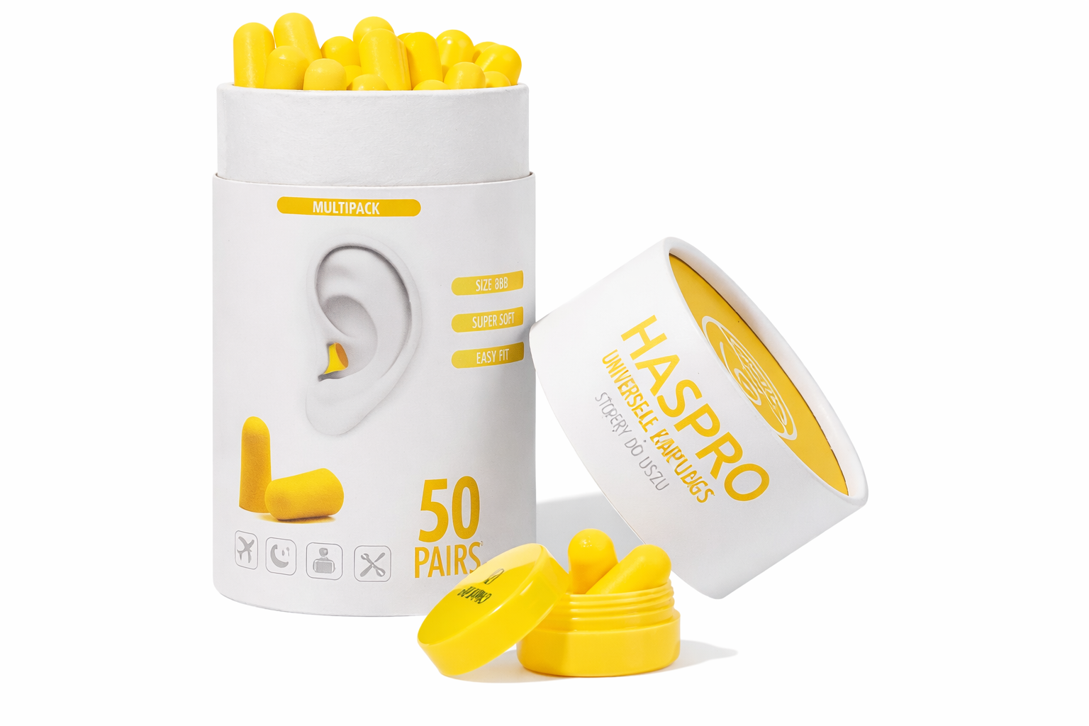 HASPRO Tube50 oordopjes voor lichte slapers