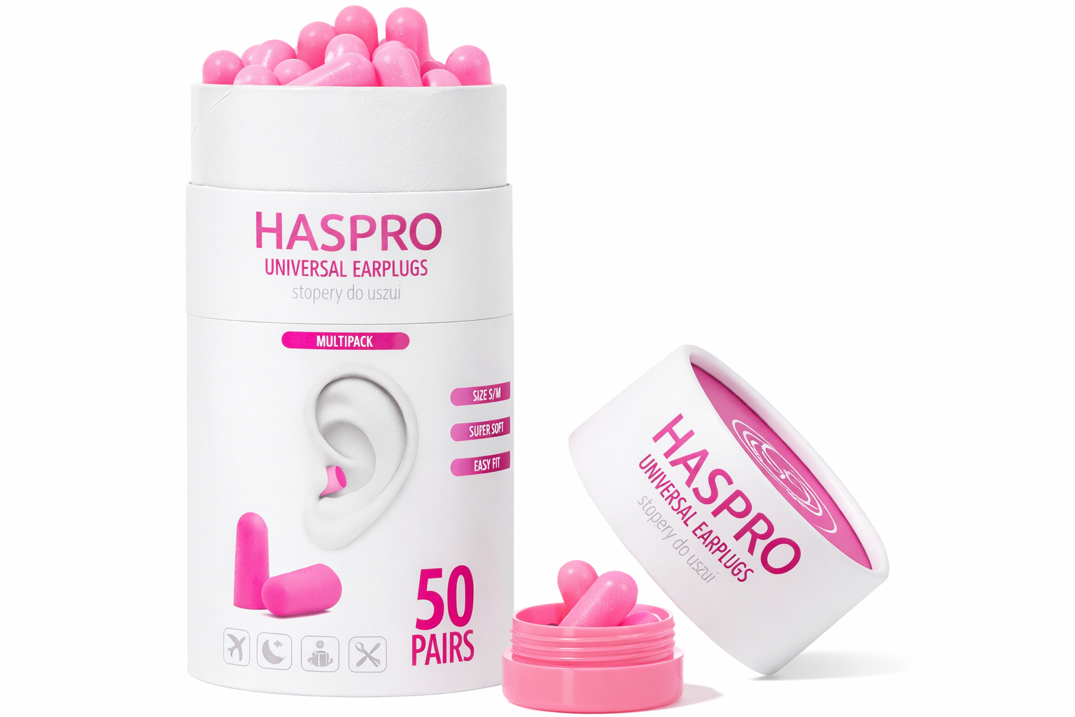 HASPRO Tube50 geluidsdempende oordopjes