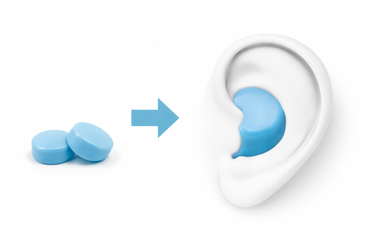 HASPRO silicone oordopjes tegen snurken