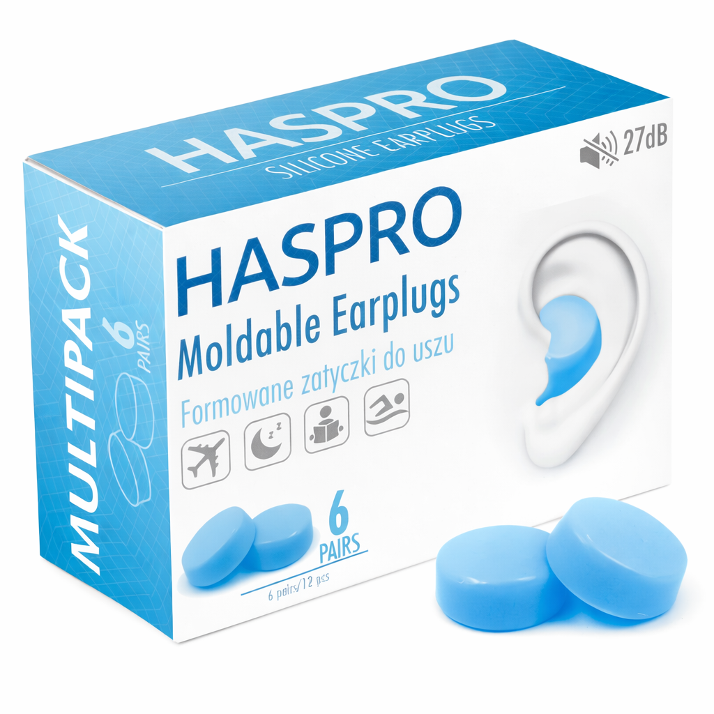 HASPRO silicone gehoorbescherming SNR 27 dB