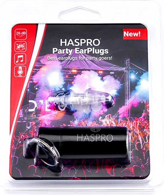 HASPRO Party Oordopjes – SNR 26 dB – Concerten & Festivals - Afbeelding 3