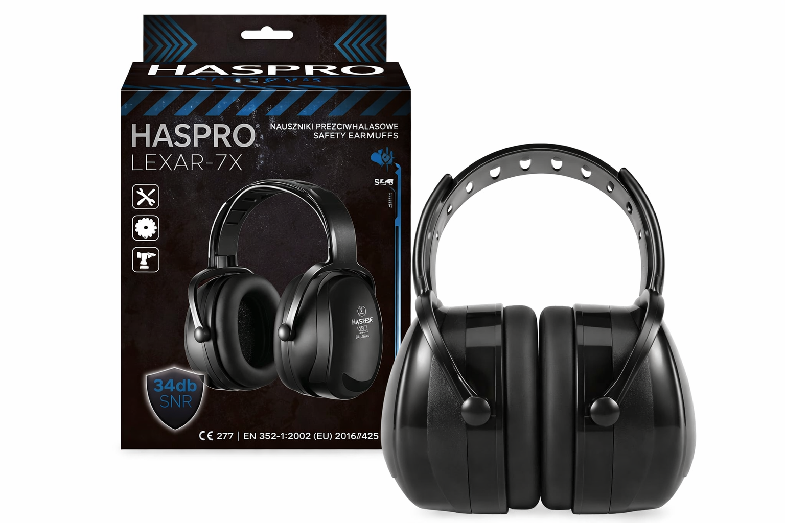 HASPRO Lexar-7X gehoorbescherming zachte oorkussens