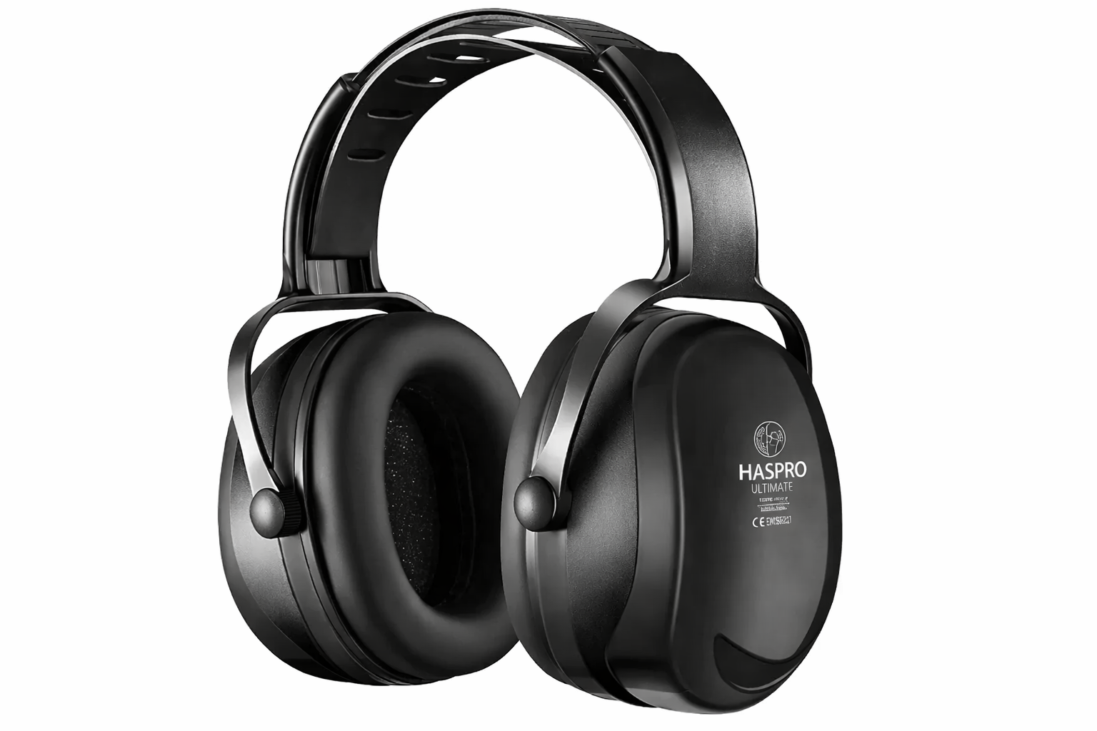 HASPRO Lexar-7X gehoorbescherming oorkappen zwart