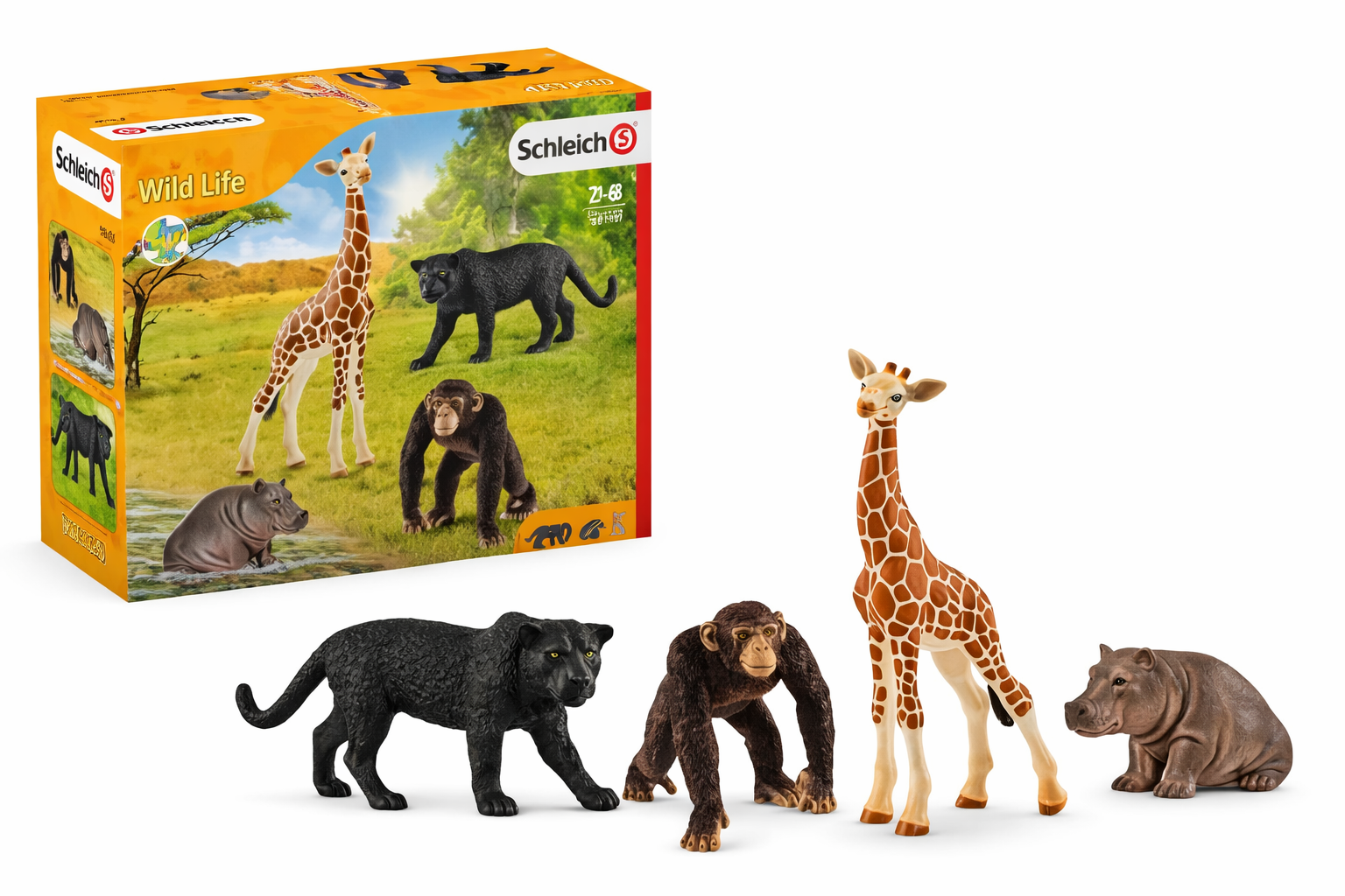 Schleich wilde dieren speelset