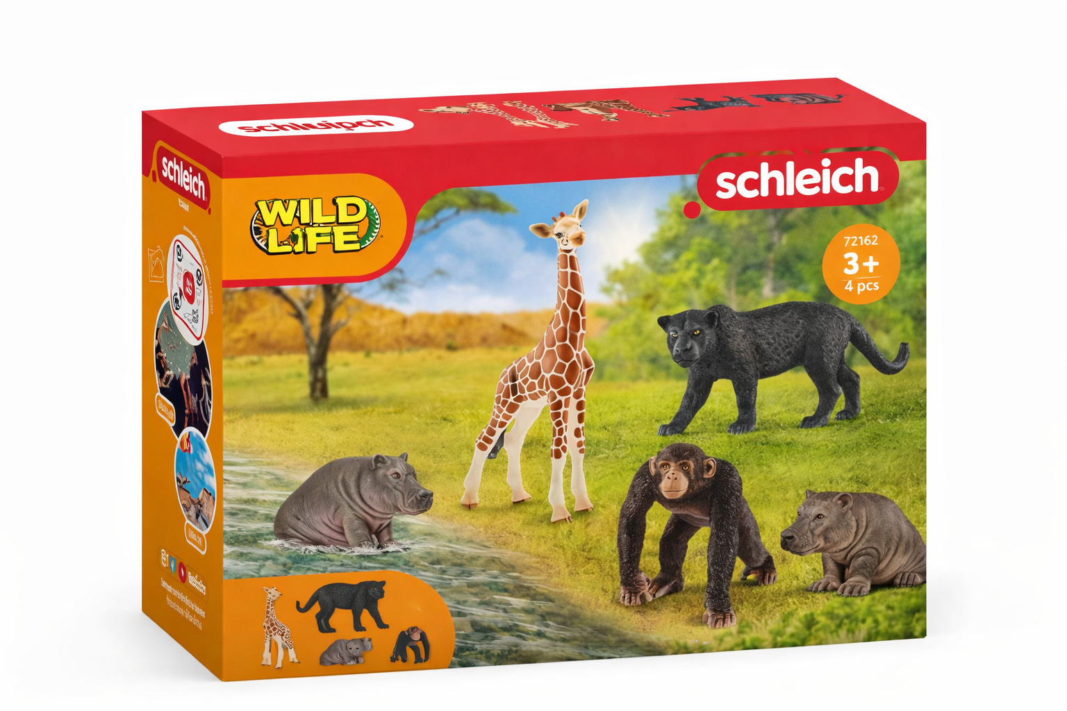 Schleich Wild Life Starter Set 72162 – Wilde Dieren Speelset - Afbeelding 3