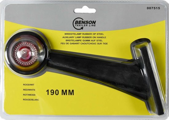 breedtelamp schuine positie aanhanger