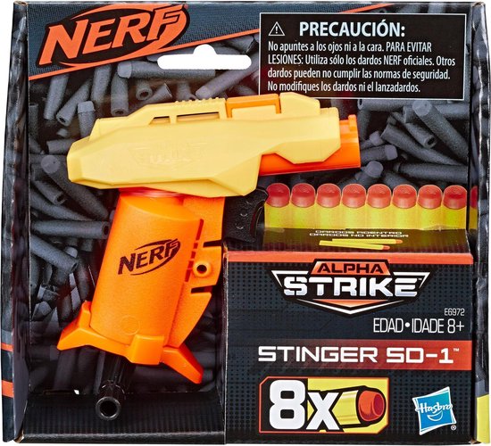 Nerf Alpha Strike Stinger SD-1 Blaster met 8 darts