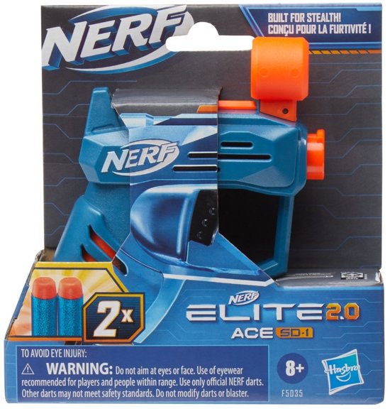 Nerf Elite darts inbegrepen bij blaster