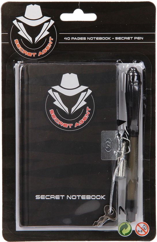 Secret Agent notitieblok assortiment designs