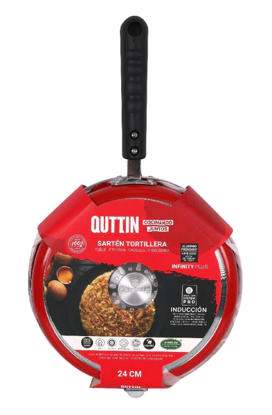 quttin omeletpan 24 cm tortillapan bovenaanzicht