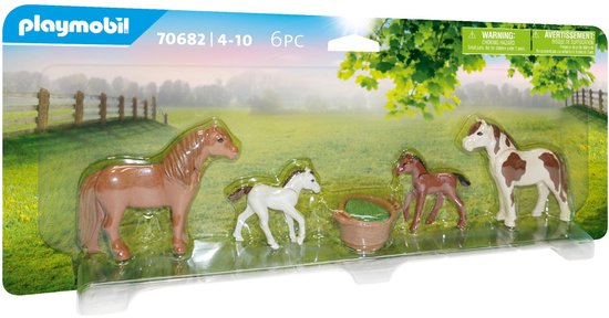 PLAYMOBIL Country Pony’s met veulens – 70682 - Afbeelding 2