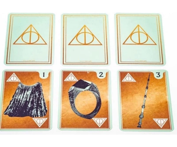 seek the deathly hallows spelkaarten