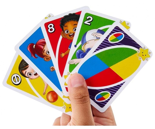 UNO Junior Move kaartspel kaarten