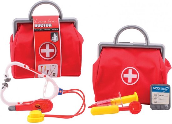 Johntoy doktersset met tas