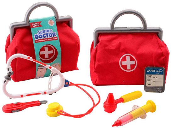 Johntoy Dokterstas met Accessoires – 6-delig Speelset - Afbeelding 2