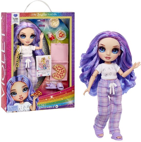 Rainbow High Junior High Pyjamaparty Violet modepop