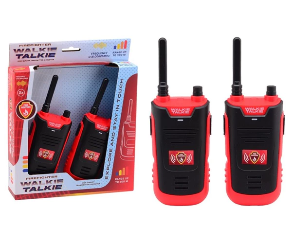 Johntoy walkie talkie brandweer set