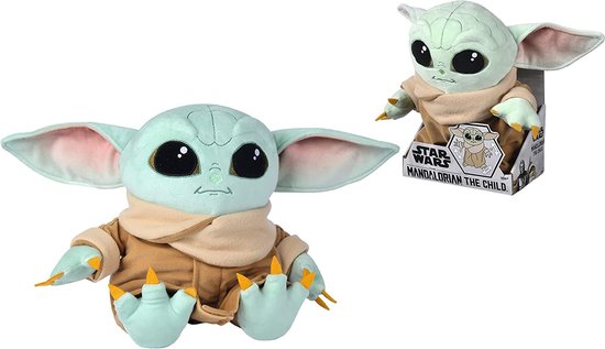 Star Wars Baby Yoda – Pluche Knuffel 30 cm - Afbeelding 9