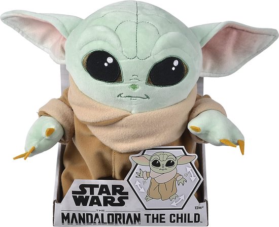 Star Wars Baby Yoda pluche knuffel 30 cm