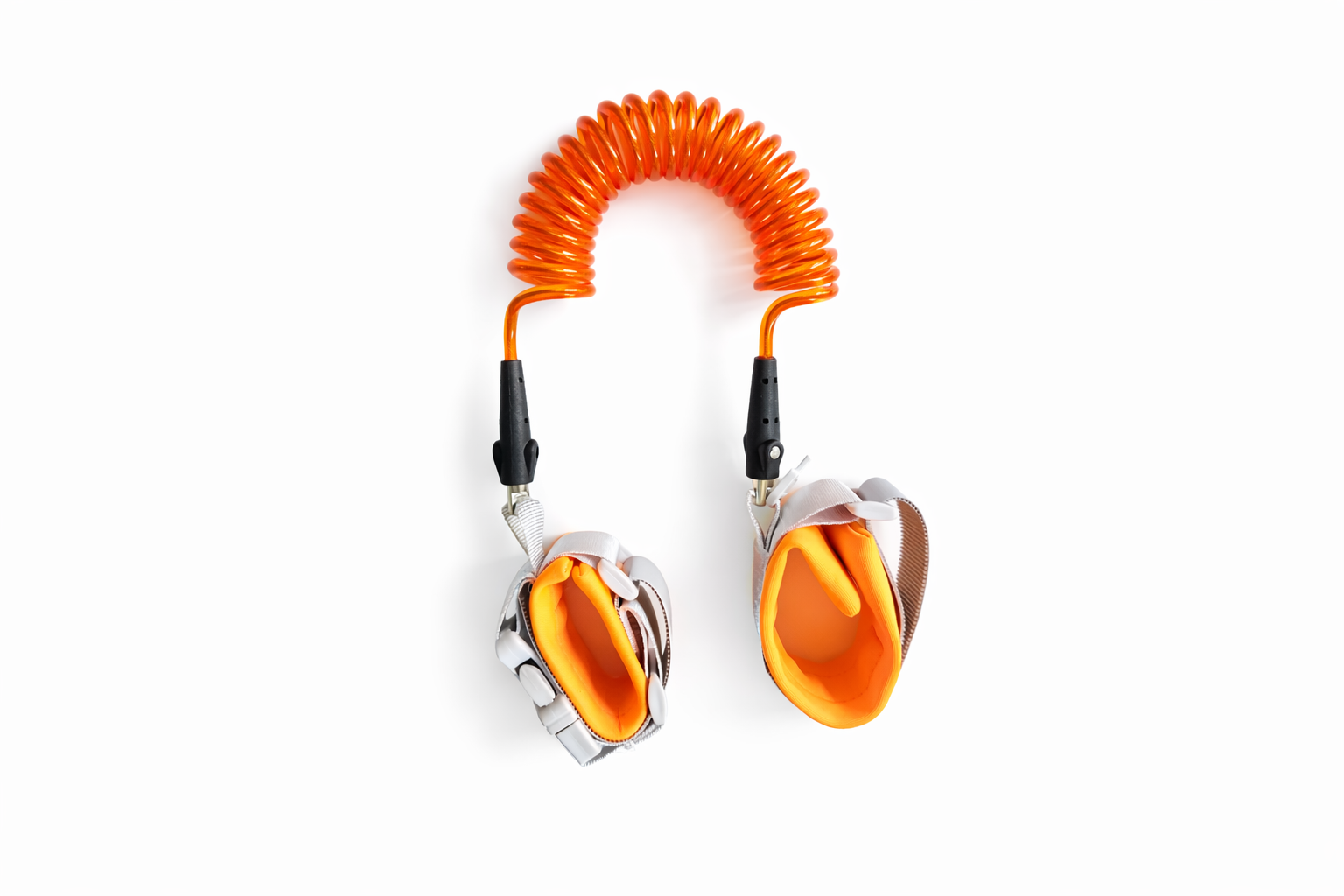 Kinder veiligheidstuigje oranje 2 meter – anti verlies polsband peuter