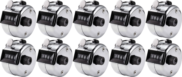 handteller 10 stuks zilver