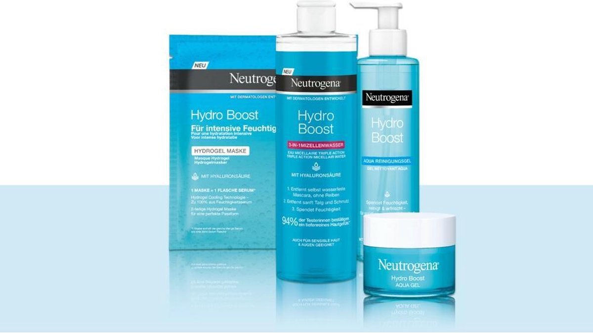 micellair water neutrogena hydro boost detail