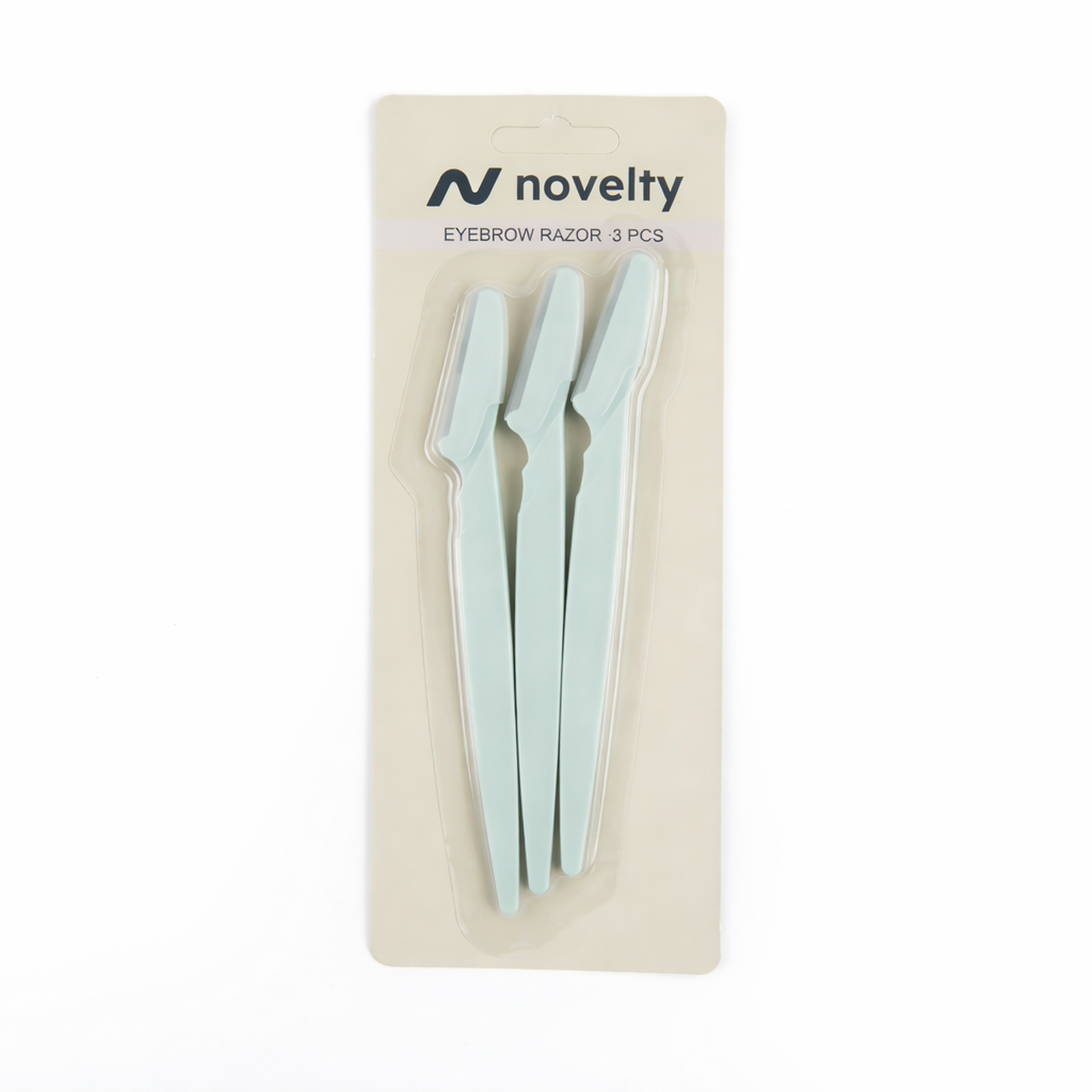 wenkbrauw trimmer verpakking voorkant Novelty