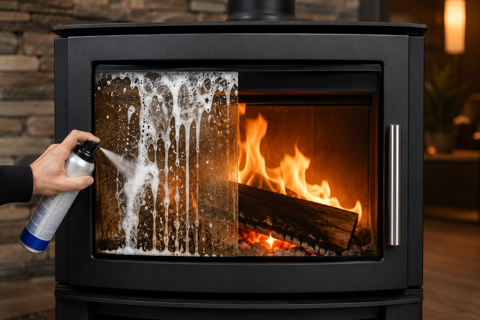 Oven reinigen met actief schuim van HEITMANN Ovenreiniger 500ml