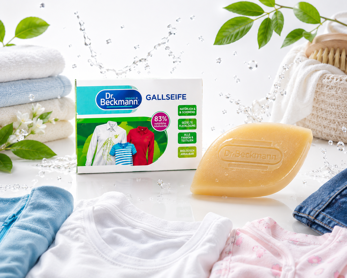 Dr. Beckmann Gallzeep natuurlijke vlekverwijderaar 100g voor kleding en textielreiniging