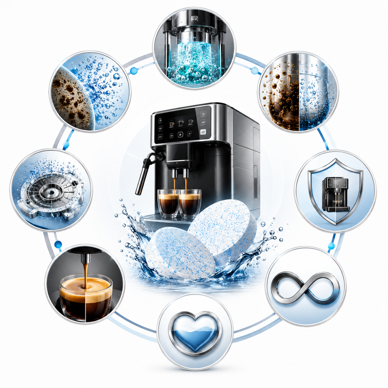Voordelen van Dr. Beckmann Koffiemachine Reinigingstabletten voor koffiemachines