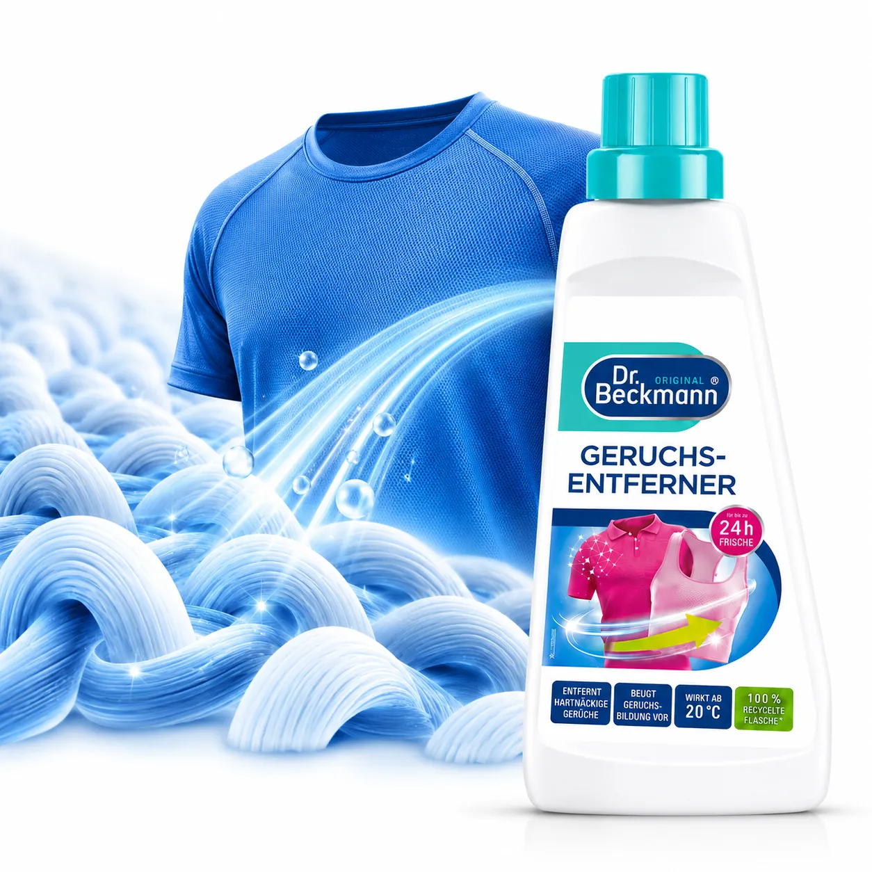Dr. Beckmann Geurverwijderaar 500 ml met diepe vezelwerking voor langdurig frisse kleding
